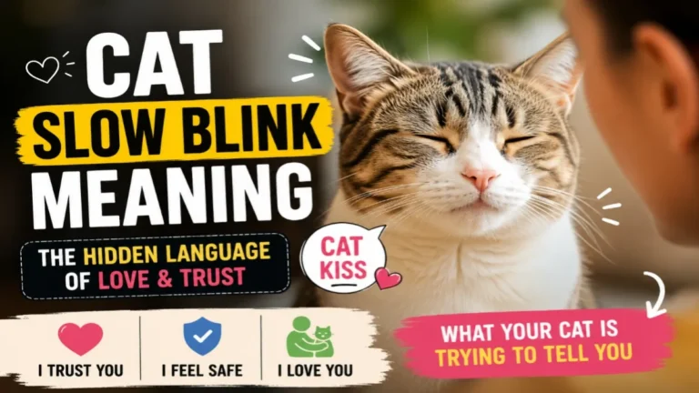 cat slow blink meaning explained