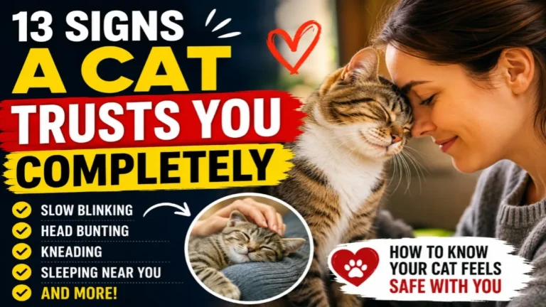 13 Signs a Cat Trusts You Completely