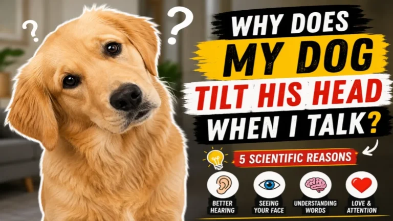 why does my dog tilt his head when i talk