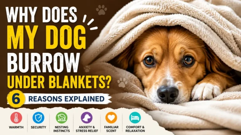 Why dogs burrow under blankets