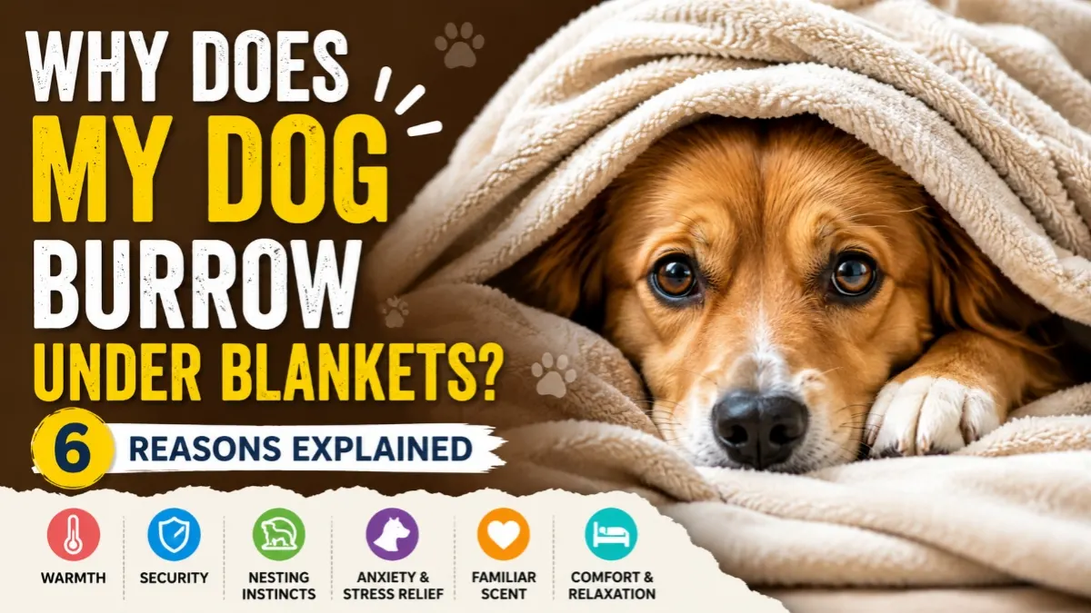 Why dogs burrow under blankets