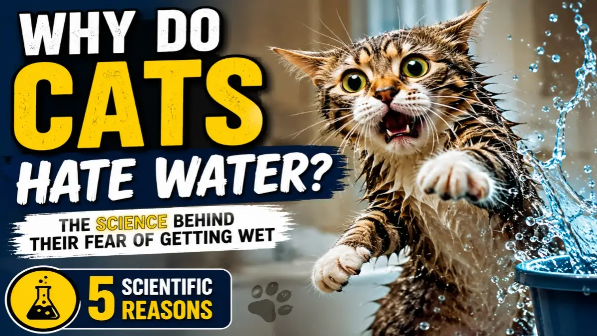 why do cats hate water